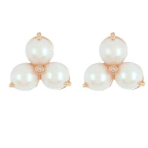 Kate Spade  flying colors imitation pearl trio stud earrings